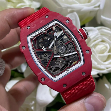 CNC커스텀 리차드밀 RM67-02 엑스트라 플랫 레드 카본 세바스티앙 오지에 V3