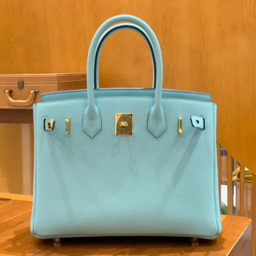 그린엘 에르메스 버킨 30 토고가죽 마카롱 골드 버클