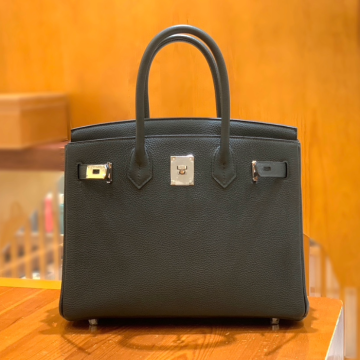 그린엘 에르메스 버킨 30 토고가죽 블랙 실버 버클