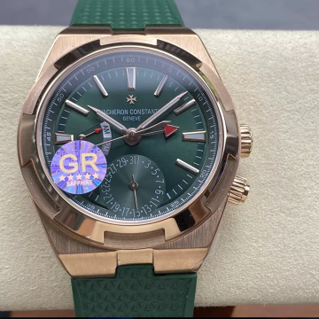 GR공장 바쉐론 콘스탄틴 어브시즈 듀얼타임 그린 다이얼 러버밴드 7920V