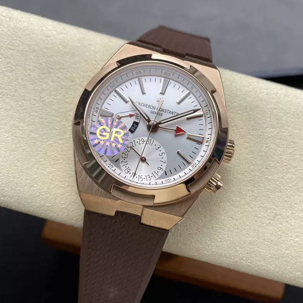 GR공장 바쉐론 콘스탄틴 어브시즈 듀얼타임 화이트 다이얼 러버밴드 7920V