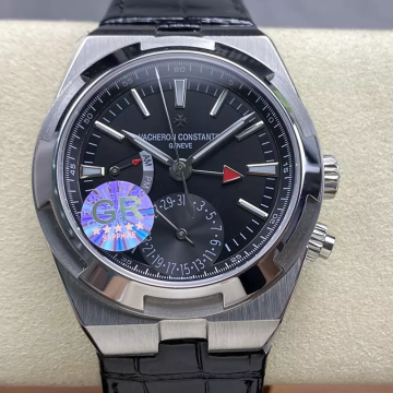 GR공장 바쉐론 콘스탄틴 어브시즈 듀얼타임 블랙 다이얼 가죽밴드 7920V
