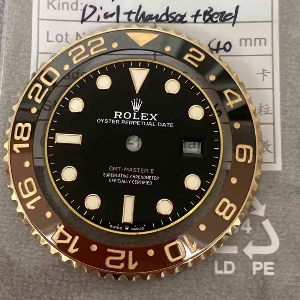 롤렉스 126711 다이얼 인서트 베젤 핸즈 글라스 데이트휠 용두