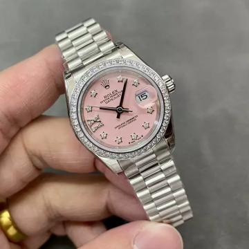 GS공장 롤렉스 데이저스트 28mm 핑크 다이얼 다이아 베젤 279173