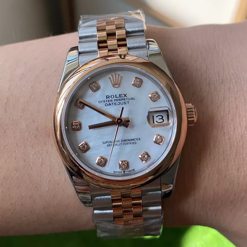 A+공장 롤렉스 데이저스트 31mm 자개 10P 다이얼 스무스 베젤 로즈골드 콤비 278241