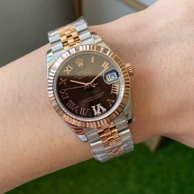A+공장 롤렉스 데이저스트 31mm 브라운 다이아 다이얼 로즈골드 콤비 278271