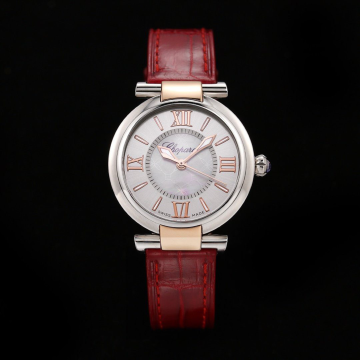 NR공장 쇼파드 임페리알레 화이트 다이얼 로즈골드 콤비 388563-3001
