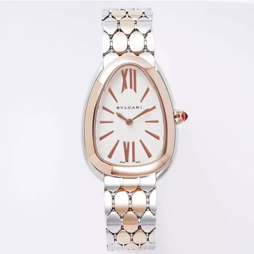 BV공장 불가리 세르펜티 세두토리 워치 화이트 다이얼 콤비 33mm 103948