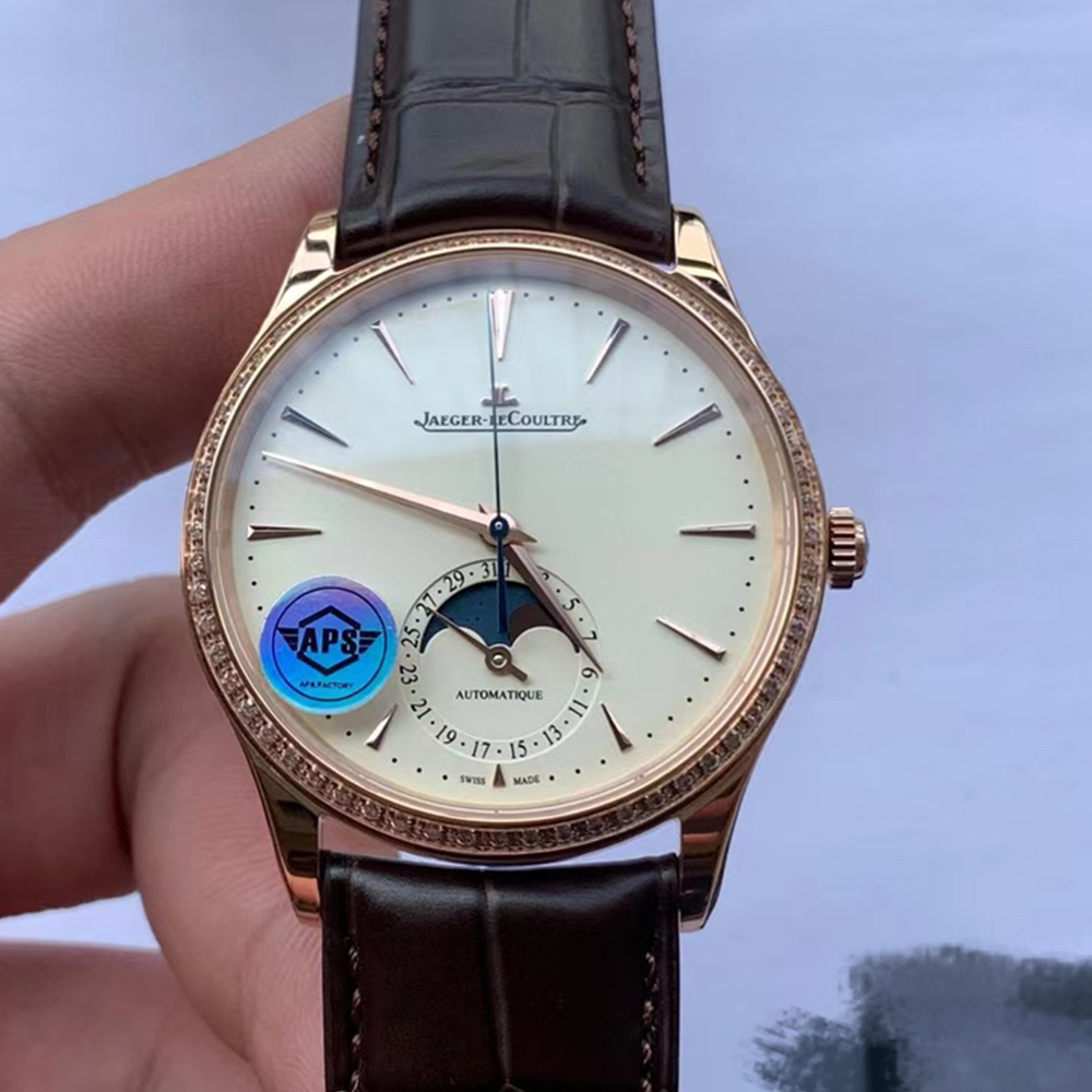 APS공장 예거르쿨트르 마스터 울트라 씬 문 다이아 베젤 1362503