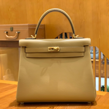 그린엘 에르메스 켈리 25 토고 비스킷 골드 버클
