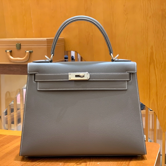 그린엘 에르메스 켈리 28 엡송 퓨터 그레이 실버 버클