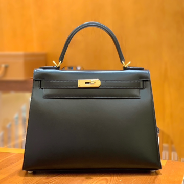 그린엘 에르메스 켈리 28 엡송 박스 블랙 골드 버클