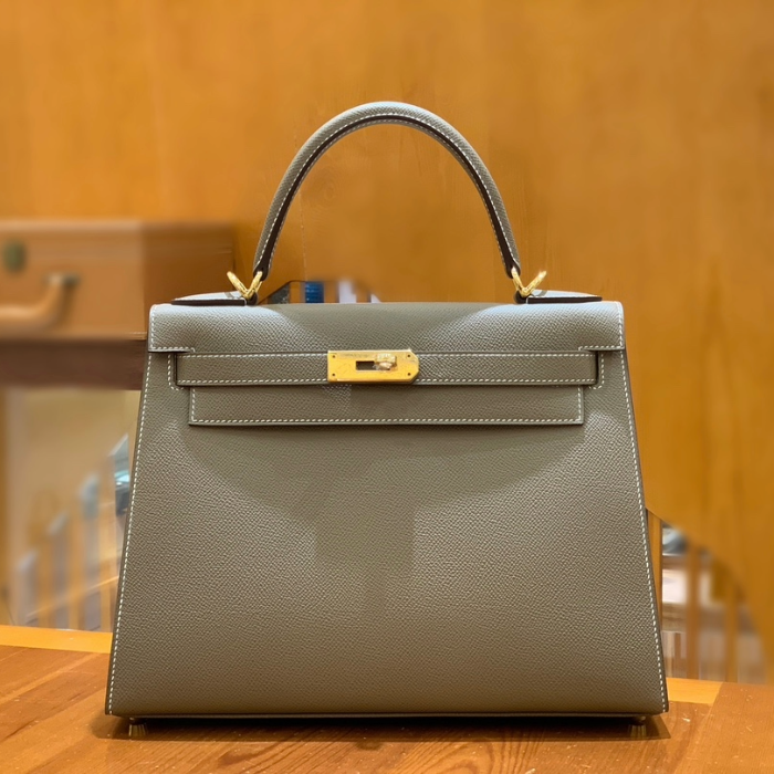 그린엘 에르메스 켈리 28 엡송 그레이 골드 버클