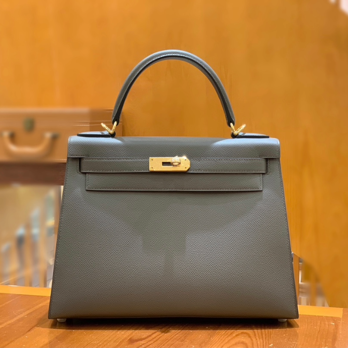 그린엘 에르메스 켈리 28 엡송 퓨터 그레이 골드 버클