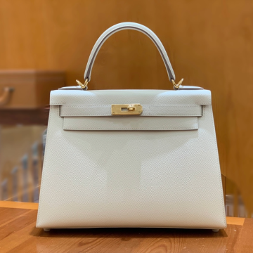 그린엘 에르메스 켈리 28 엡송 밀크셰이크 골드 버클