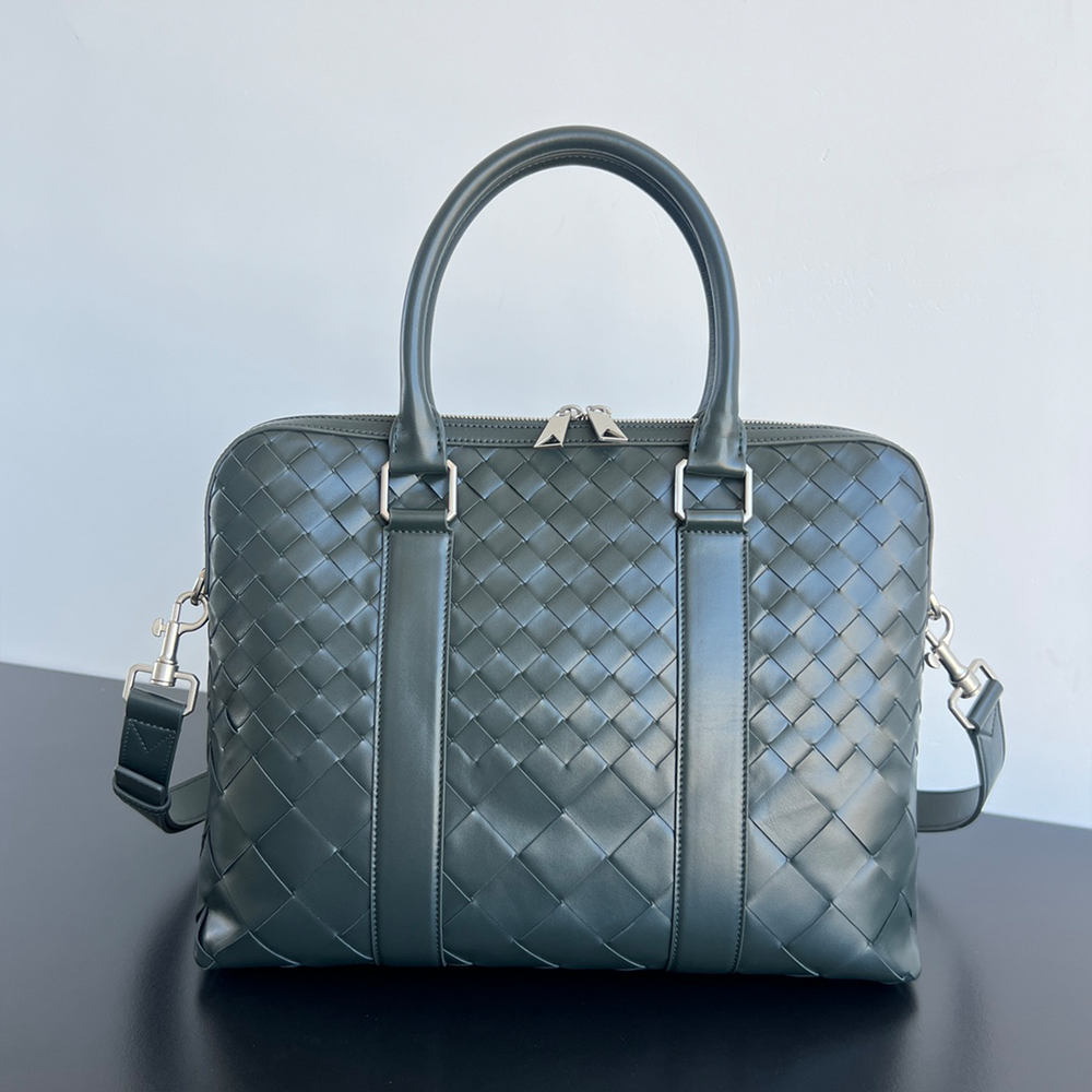 보테가베네타  멀티플패턴 위빙 토트백 라이트 그레이 778081