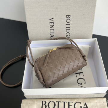 보테가베네타 CONCERT 인트레치아토 숄더백 브라운 794258