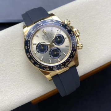 VS공장 V2 롤렉스 데이토나 샴폐인 다이얼 옐로우 골드 금통 러버밴드 m126518ln