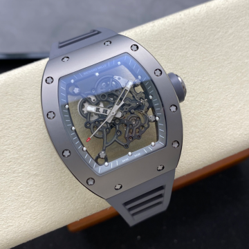 CNC 리차드밀 RM055 부바 왓슨 그레이 티타늄 케이스