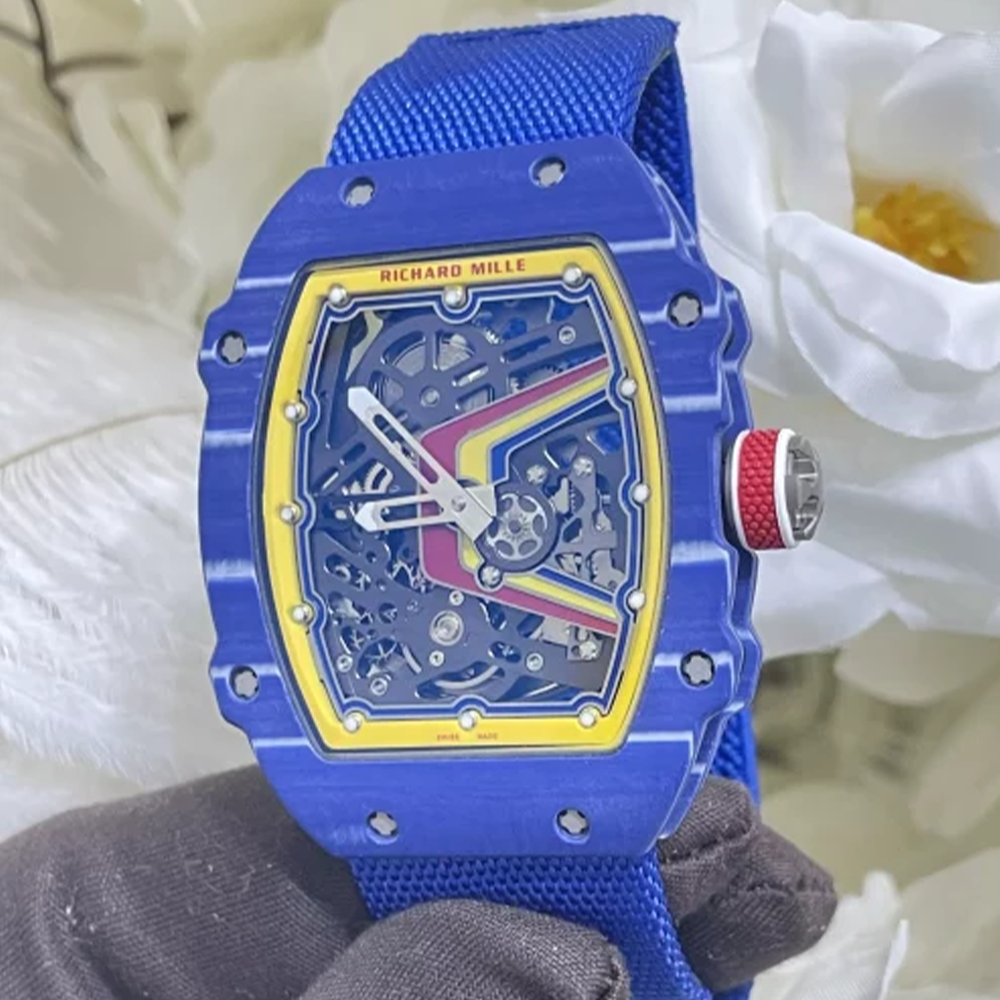 CNC 리차드밀 페르난도 알론소 에디션 블루 카본 RM67-02