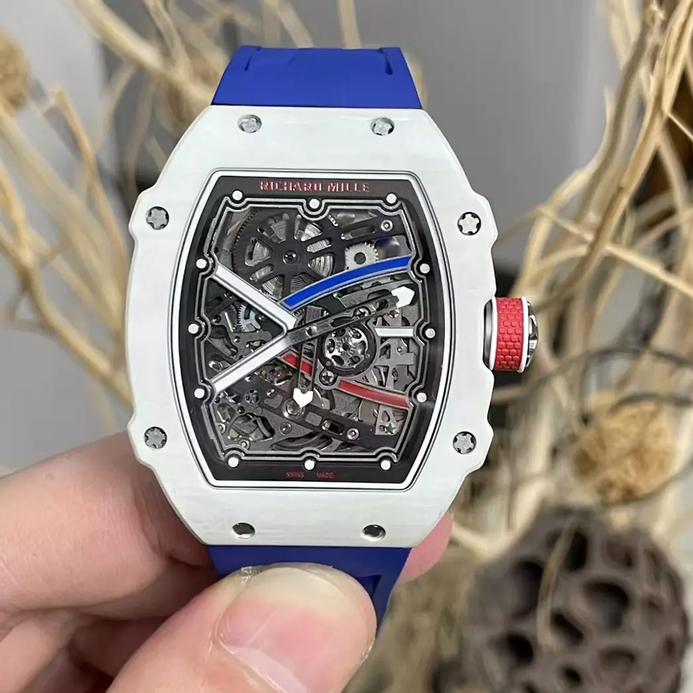 CNC커스텀 리차드밀 알렉시 팽튀로 화이트 카본 RM67-02