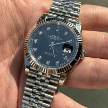 VS베이스 롤렉스 데이저스트 블랙 10P 다이얼 41mm