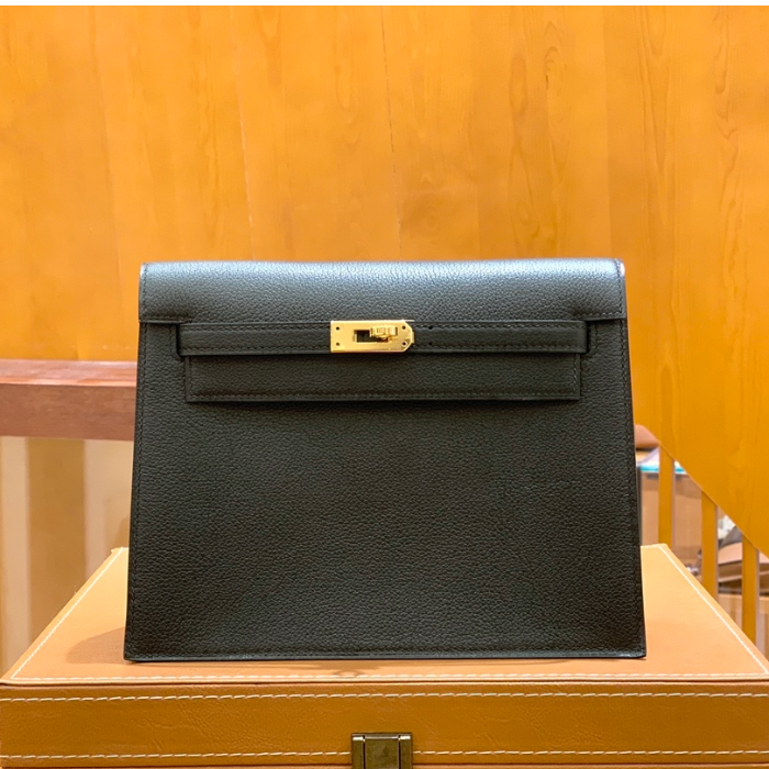 그린엘 에르메스 켈리 단스 블랙 골드 버클