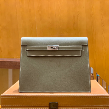 그린엘 에르메스 켈리 단스 그레이 실버 버클