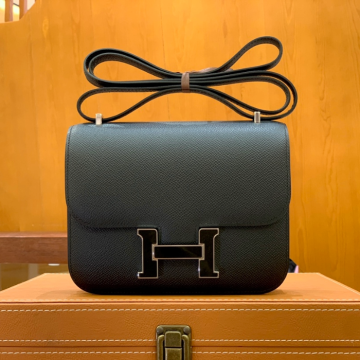 그린엘 에르메스 콘스탄스 18 엡송 블랙 에나멜 버클