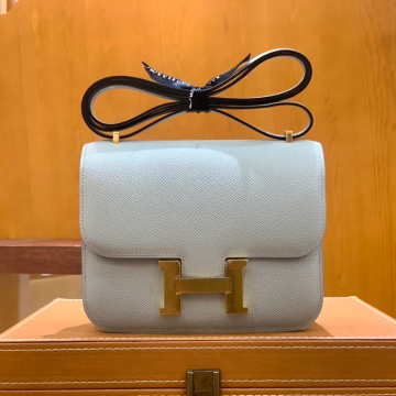 그린엘 에르메스 콘스탄스 18 엡송 글레이셔 블루 골드 버클