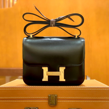 그린엘 에르메스 콘스탄스 18 엡송 유광 블랙 골드 버클