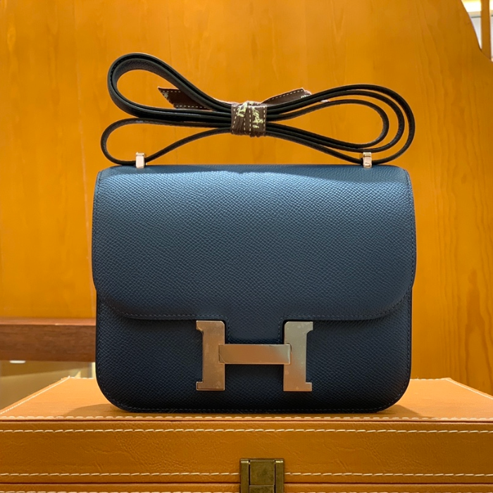 그린엘 에르메스 콘스탄스 18 엡송 딥블루 실버 버클