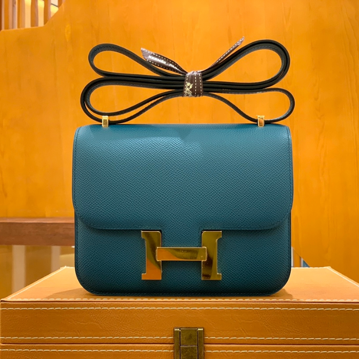 그린엘 에르메스 콘스탄스 18 엡송 이즈미르 블루 골드 버클