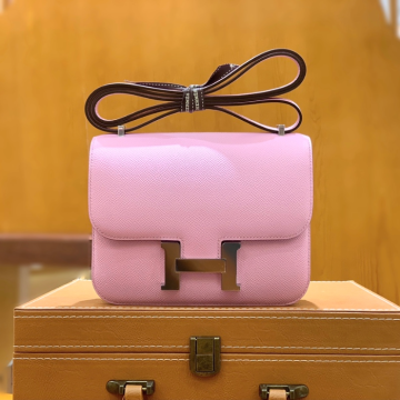 그린엘 에르메스 콘스탄스 18 엡송 맬로 퍼플 실버 버클