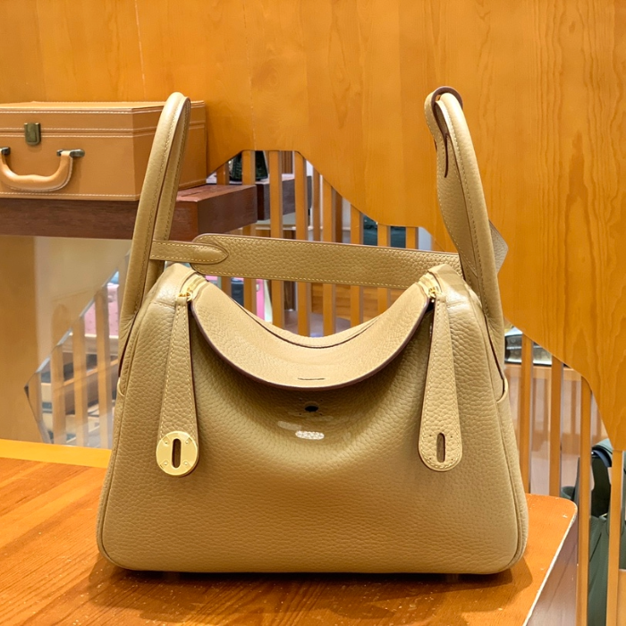 그린엘 에르메스 린디 26 밀크티 골드 버클