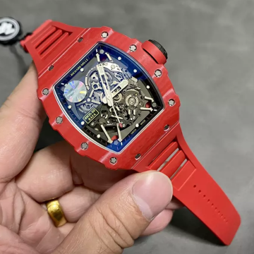 ZF공장 리차드밀 라파엘 나달 RM35-02 레드 카본 / 레드 러버밴드