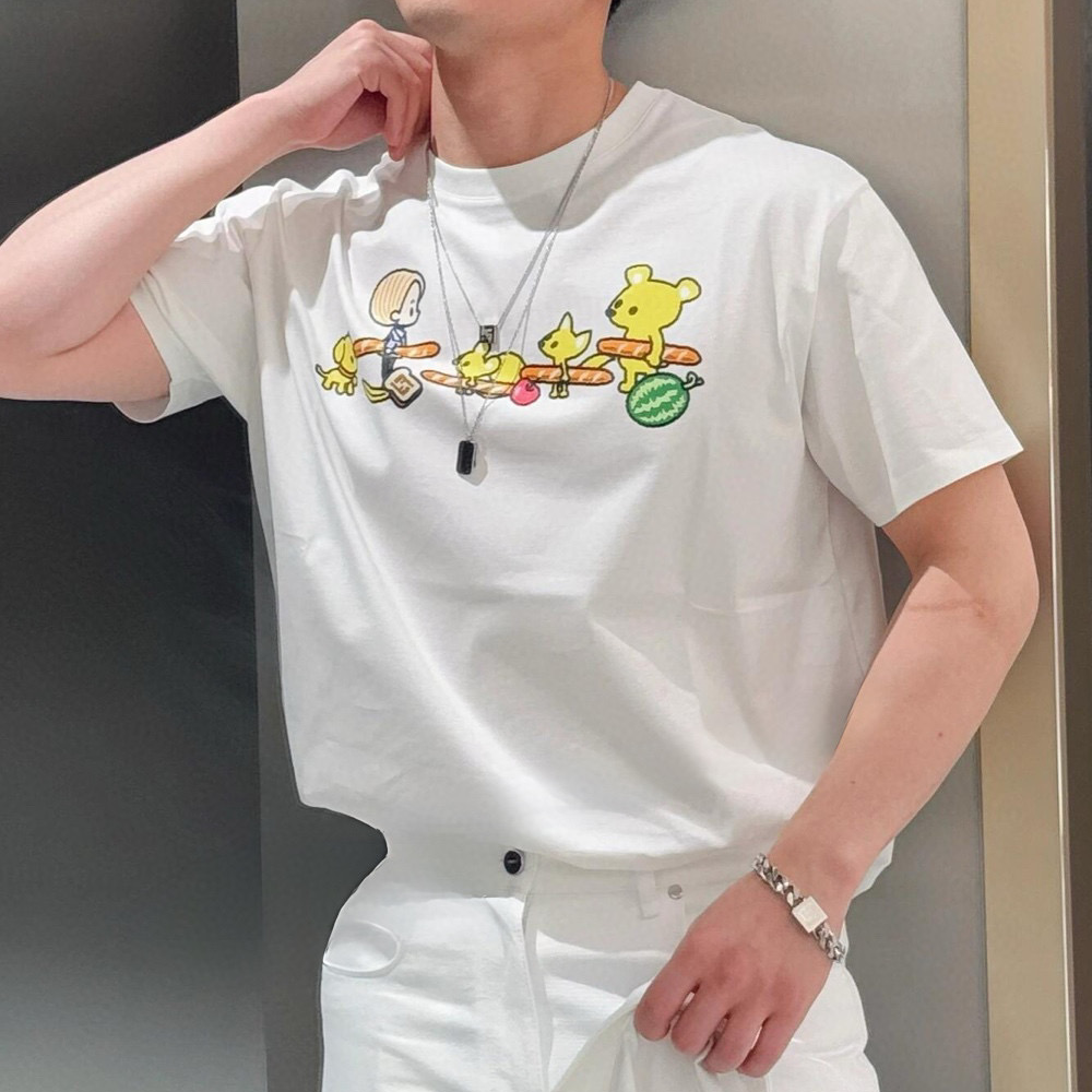 펜디 TAROUT 실비아 앤 바게트 티셔츠