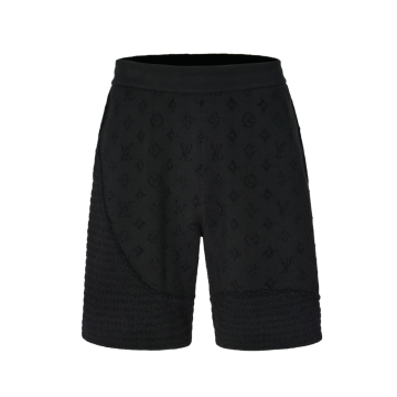 루이비통 그래픽 자카드 쇼트 슬리브드 크루넥 팬츠