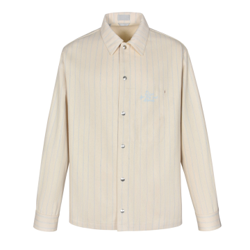 디올 DIOR AND HYLTON NEL 오버셔츠 화이트 코튼 데님