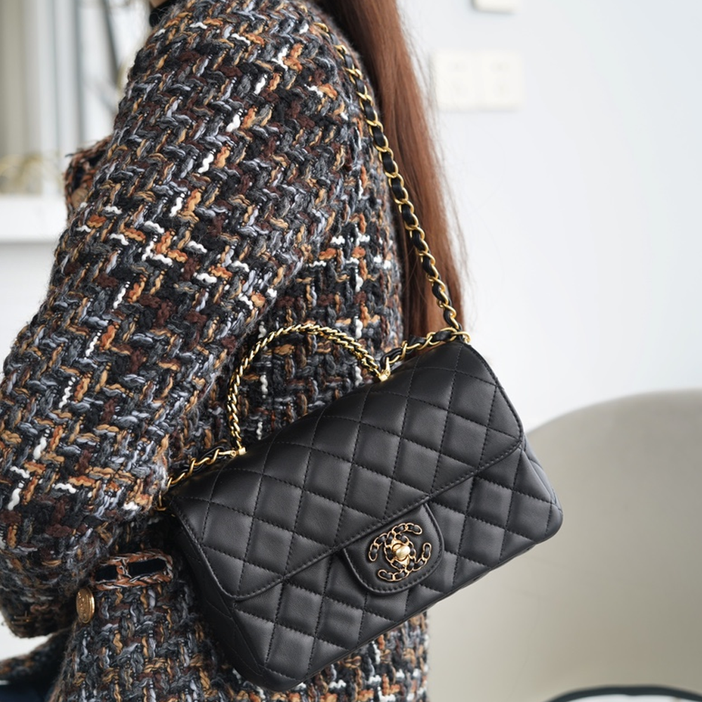 팬더샵 샤넬 24C 탑 핸들 클래식 미니백