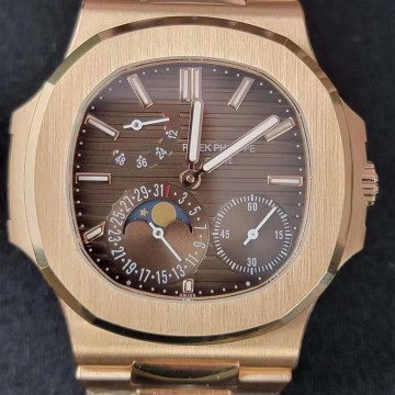 CNC 파텍필립 노틸러스 문페이즈 5712R 18K 로즈골드