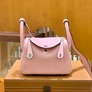 그린엘 에르메스 린디 미니 사쿠라 핑크 실버 버클