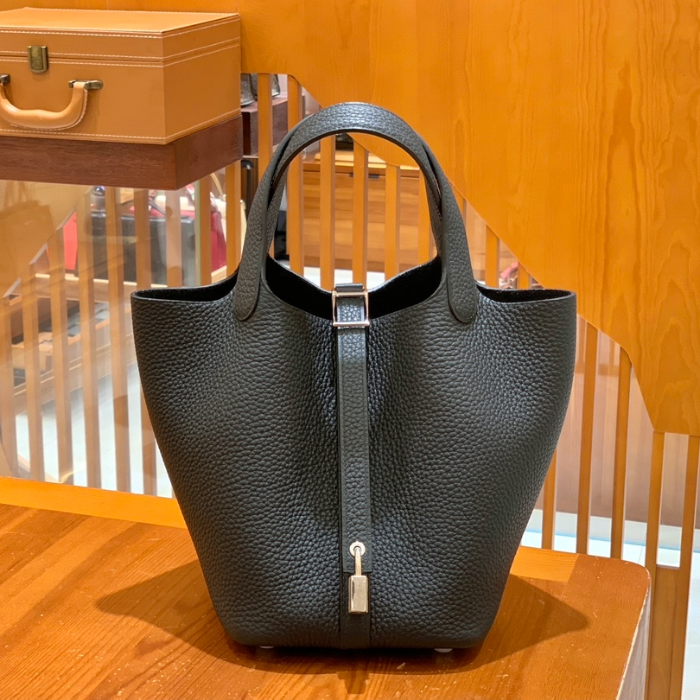 그린엘 에르메스 피코탄 18 블랙 실버 버클