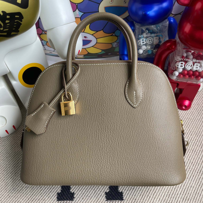 반수공 에르메스 볼리드백 25 에토프 금장 염소가죽