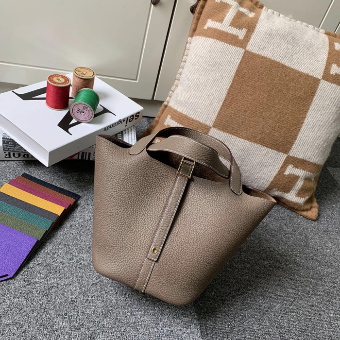 반수공 에르메스 피코탄백 18 에토프 금장 끌레망스