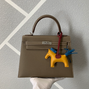 반수공 에르메스 켈리백 25 에토프 은장 엡송