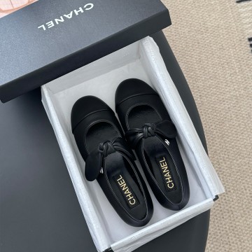 샤넬 25C 메리제인 슈즈 블랙