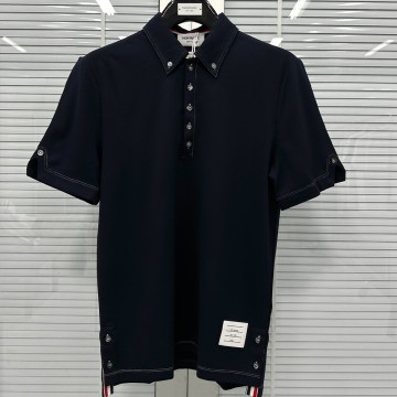 톰브라운 테크 울 반팔 폴로 셔츠