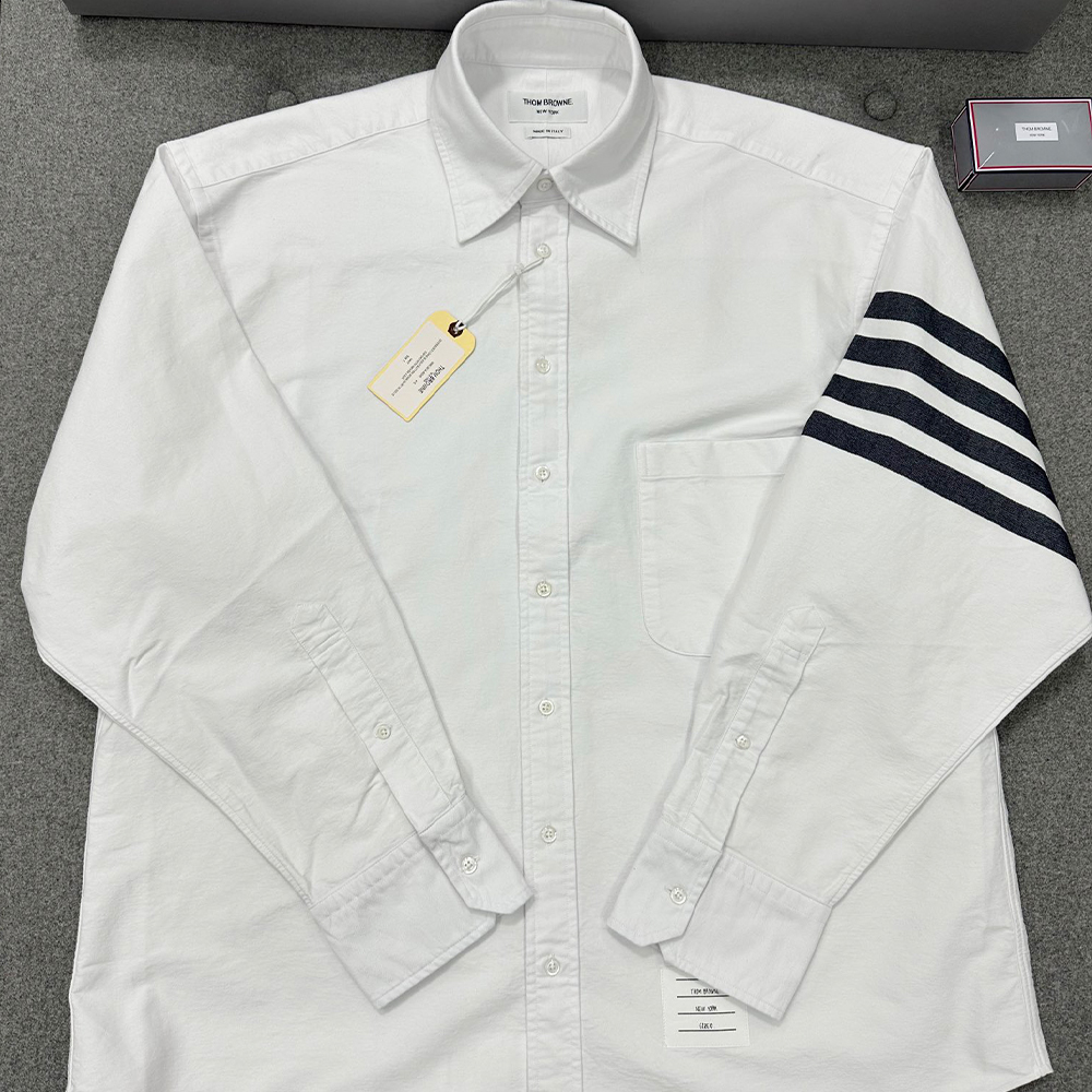 톰브라운 4바 옥스포드 오버핏 셔츠