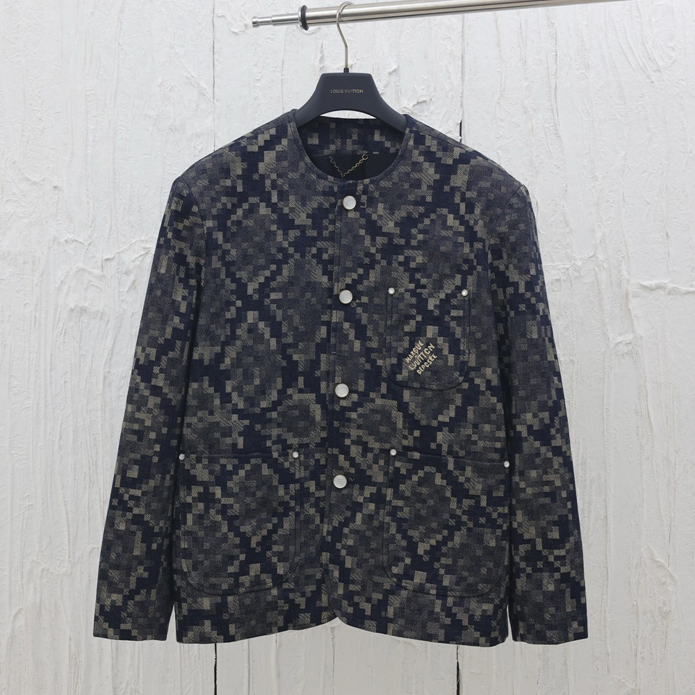 루이비통 그래픽 칼라리스 데님 자켓